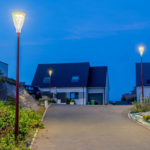 Urban lamp post - ZEN - Eclatec - contemporary / polycarbonate / aluminum
