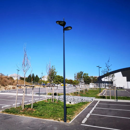 Urban lamp post - SONATA - Eclatec - contemporary / aluminum / with tempered glass diffuser