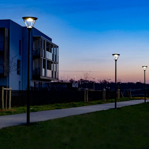 Urban lamp post - ELYXE - Eclatec - contemporary / PMMA / aluminum