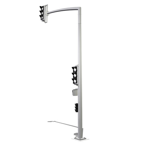 Road sign pole - Potences de feux - Valmont France - steel / aluminum