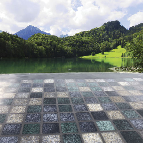 Glass mosaic tile - DEEP RIVER - REVIGLASS,S.A. - textured / indoor / outdoor