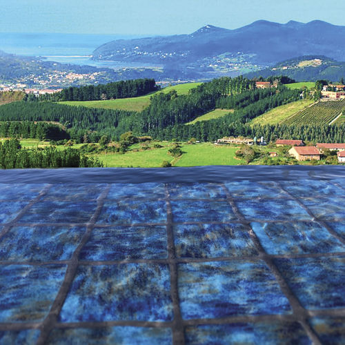 Glass mosaic tile - ZAFIRO - REVIGLASS,S.A. - textured / indoor / outdoor