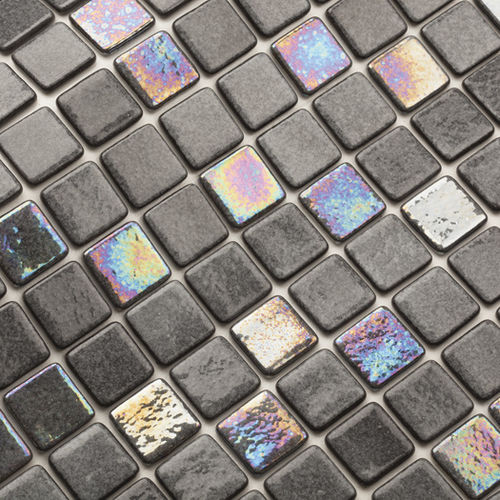 Glass mosaic tile - MIX IRIS MURRAY - REVIGLASS,S.A. - high-gloss / matte / indoor
