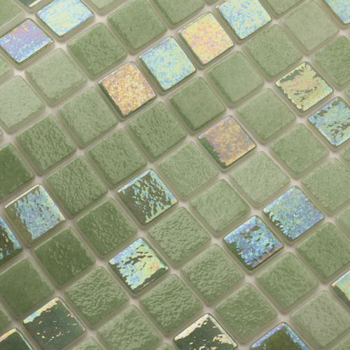 Glass mosaic tile - MIX IRIS TIGRIS - REVIGLASS,S.A. - high-gloss / indoor / outdoor