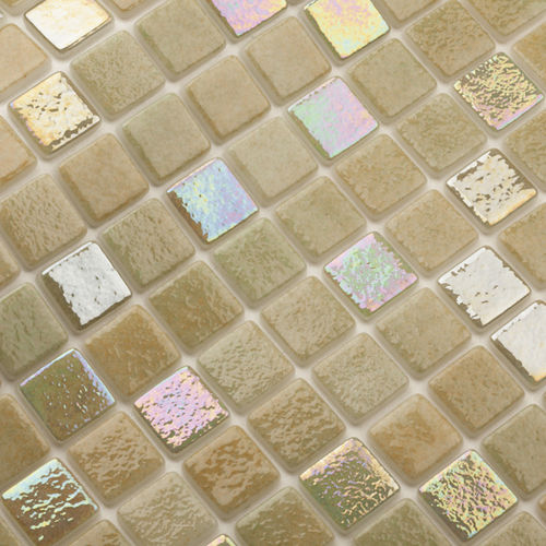 Glass mosaic tile - MIX IRIS SENA - REVIGLASS,S.A. - high-gloss / matte / indoor