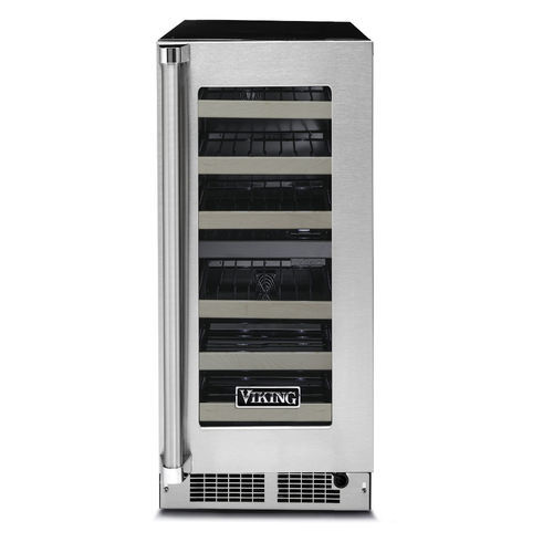 Serving wine cooler - VWUI5151G - 15" - VIKING - home / undercounter / glazed