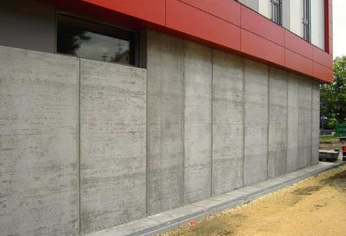 Facade form liner - TRAVERTIN - RECKLI GmbH - stone look / stamped concrete