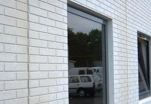 Facade form liner - DRAU - RECKLI GmbH - imitation brick / stamped concrete
