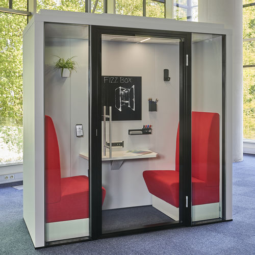 Acoustic office pod FIZZ BOX COLLECTION Clestra Hauserman modular