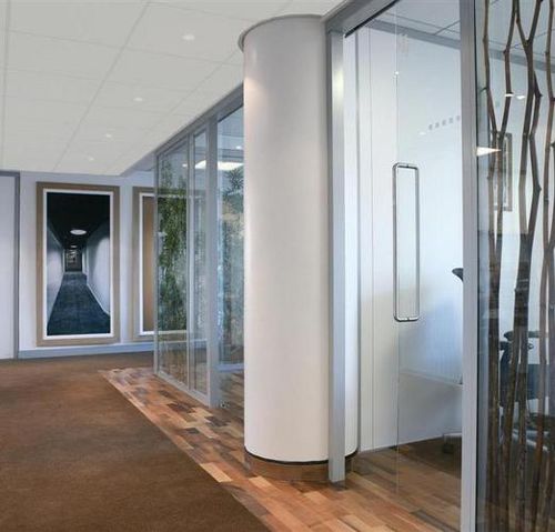 Removable partition - APOGÉE : VERRE PARCLOSÉ - CERENN - with glass panel / aluminum / for offices