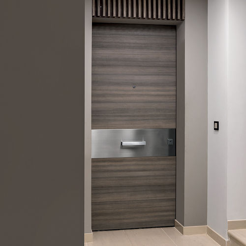 Interior door - PROJECT - Oikos Venezia - wooden / swing / contemporary