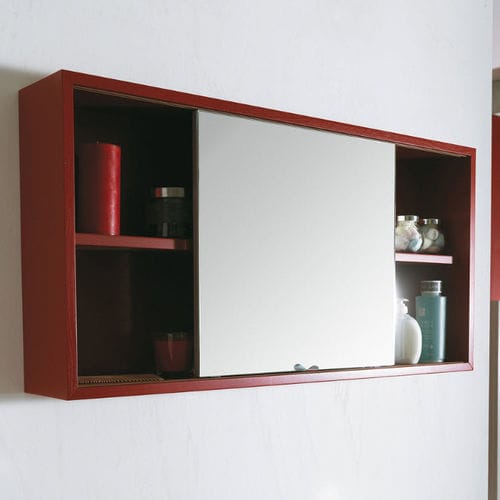 Contemporary bathroom mirror cabinet - SPC-100 - MASTRO FIORE - wall-mounted