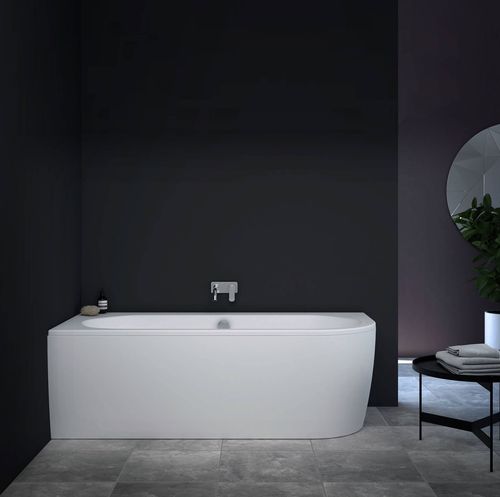 Whirlpool bathtub - THUN  - Condor - oval / corner / free-standing