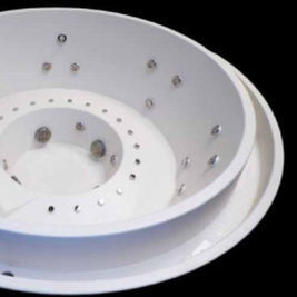 Built-in hot tub - SPHÈRE - Condor - round / 5-person / 4-seater