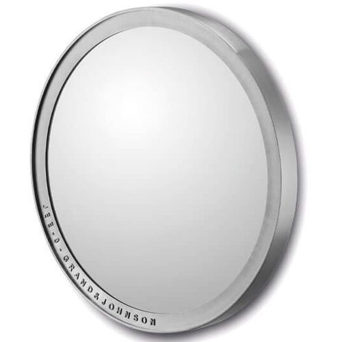 Wall-mounted bathroom mirror - SOHO - Condor - contemporary / round / Solid Surface