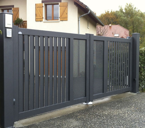 Swing gate - IMPULSION I-100-DG - LAMES PERSIENNES - TSCHOEPPE ...