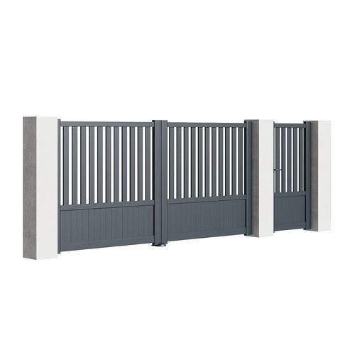 Sliding gate - SOPHIA - TSCHOEPPE INDUSTRIE - right / left / aluminum