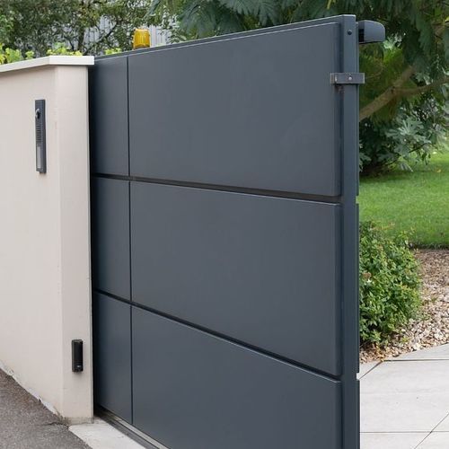 Swing gate - LUCCO - TSCHOEPPE INDUSTRIE - sliding / right / left