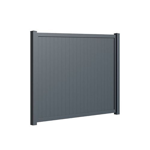 Swing gate - ARTA - TSCHOEPPE INDUSTRIE - aluminum / louvered