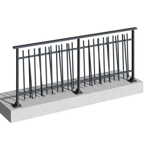 Aluminum railing - AURÉO - TSCHOEPPE INDUSTRIE - glass / bar / with bars
