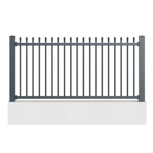 Fence with panels - NOIRMOUTIER - TSCHOEPPE INDUSTRIE - louvered / garden / aluminum