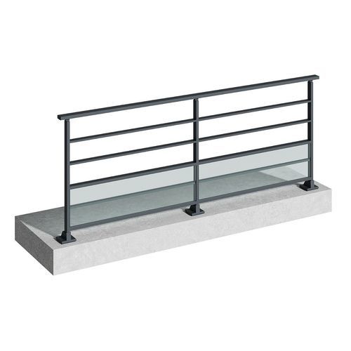 Glass railing - SUMATRA - TSCHOEPPE INDUSTRIE - tempered glass / aluminum / stainless steel
