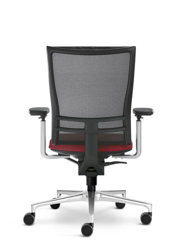 Contemporary office chair - ORBIT - Klöber - mesh / commercial / with armrests