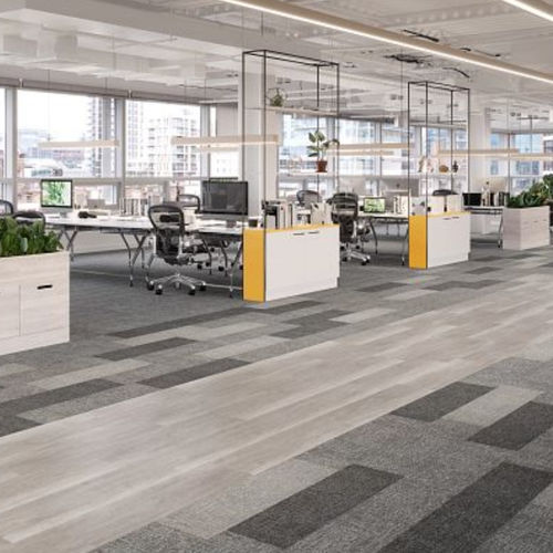 Carpet tile - PIXEL COMFORTWORX®  - Shaw Contract - tufted / non-woven / loop pile