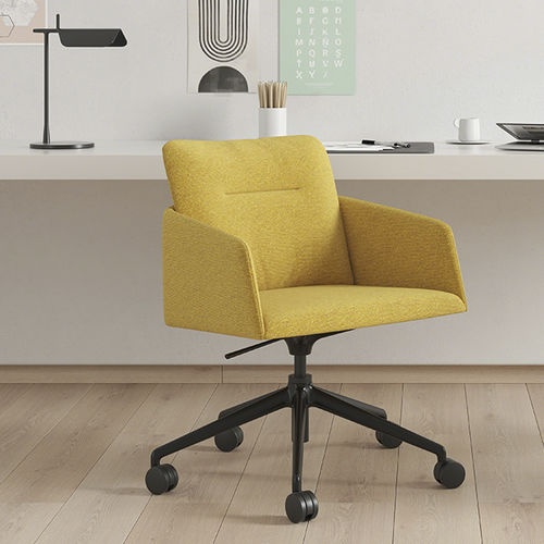 Contemporary conference chair - MARIEN152 - Coalesse - indoor / fabric / leather