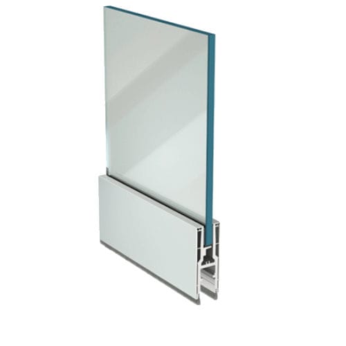 Aluminum fastening system - MB- EXPO MOBILE - Aluprof S.A - for partition wall / glass