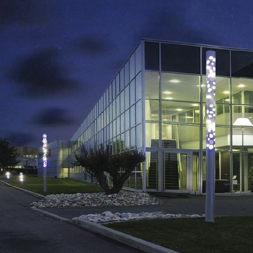 Contemporary light column - BORA - Schréder–Comatelec - methacrylate / extruded aluminum / LED