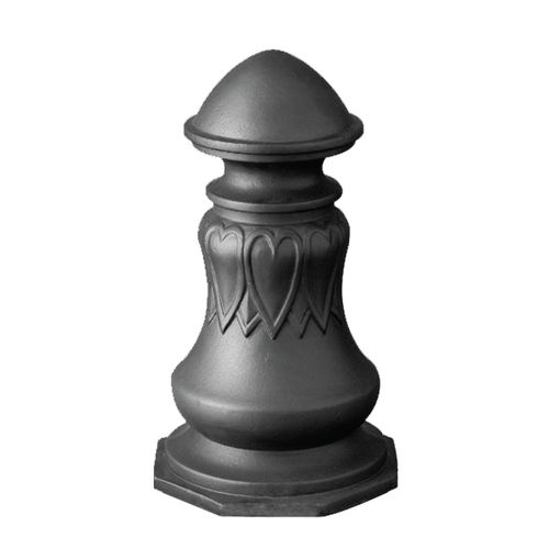 Security bollard - FONTAINE - Fontes de Paris - cast aluminum / for parking lot