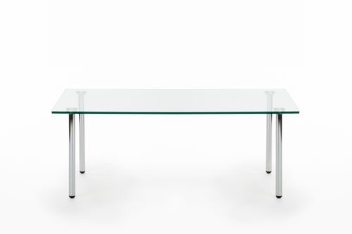 Contemporary table - ORBIS - Rossin - glass / rectangular