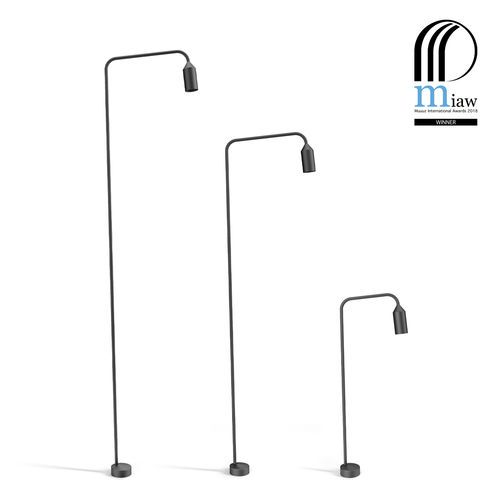 Floor-standing lamp - FLAMINGO 2.0 - Platek s.r.l. - aluminum / PMMA / contemporary