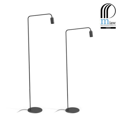 Floor-standing lamp - FLAMINGO 2.0 - Platek s.r.l. - aluminum / PMMA / contemporary