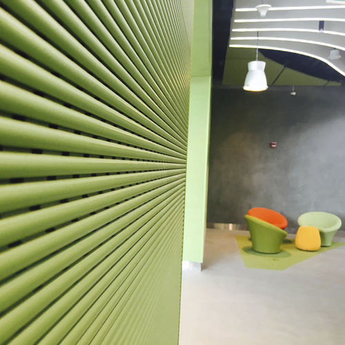 Wall-mounted acoustic panel - PRO 11R - Ideatec Advanced Acoustic Solutions - for ceiling / for false ceiling / wooden