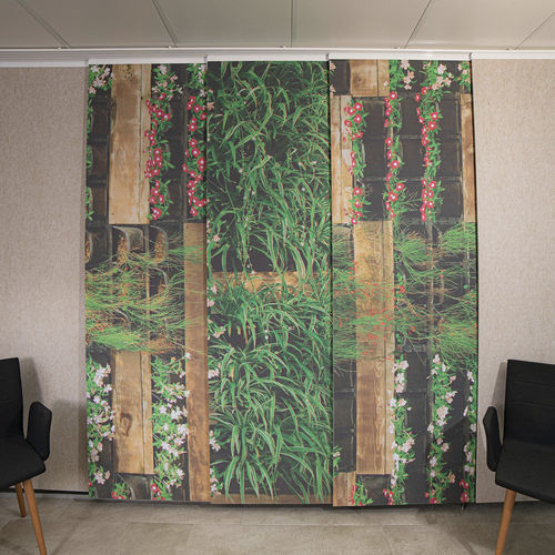 Wall-mounted acoustic panel - SLIDE SILENCE - Ideatec Advanced Acoustic Solutions - polyester fiber / rectangular / colored
