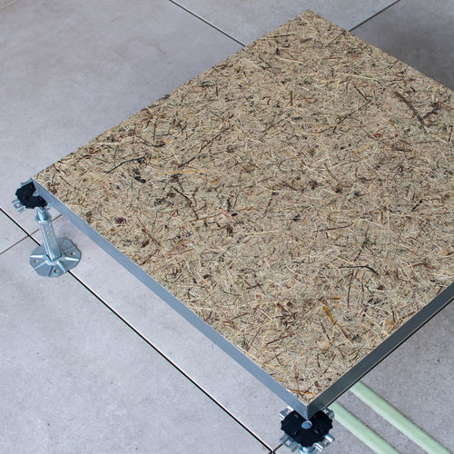 Cork raised access floor tile - ALPINE HAY - NEWFLOOR - high-resistance / indoor / commercial