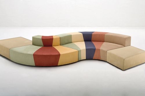 Modular sofa - MULTILOVE - Giovannetti Collezioni - contemporary / fabric / with removable cushion