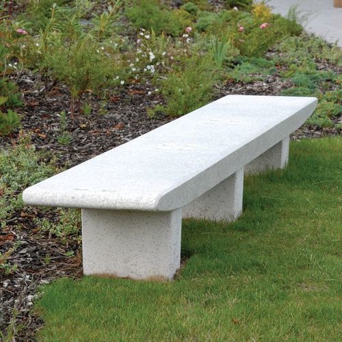 Granite public bench - BAJ200P - Francioli - concrete / outdoor