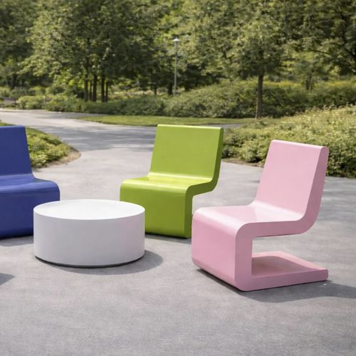 Contemporary urban armchair - ALIOTH - Francioli - concrete / concrete / beige