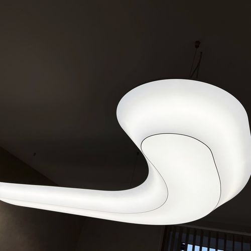 Hanging light fixture - Iceberg LINE - Saros Est OÜ - LED / curved / L-shaped