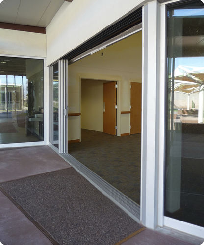 Sliding patio door - Solar Innovations, Inc. - aluminum / double-glazed