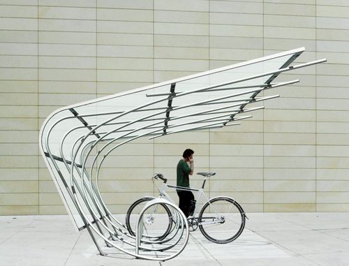 Public space cycle shelter - SPOKES  - Duo-Gard - for urban areas