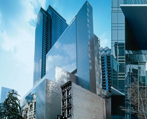 Panel curtain wall MUSEUM OF MODERN ART MOMA Josef Gartner metal