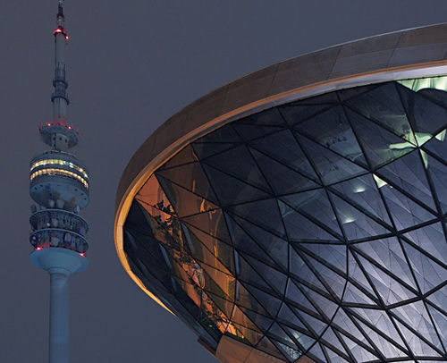 Panel curtain wall - BMW WELT - Josef Gartner - metal and glass