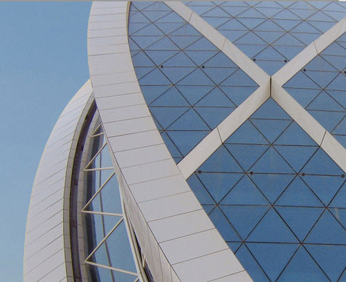 Unitized system curtain wall - HQ - Josef Gartner - aluminum and glass