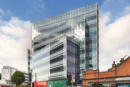 Panel curtain wall - 10 HAMMERSMITH GROVE - Josef Gartner - aluminum and glass