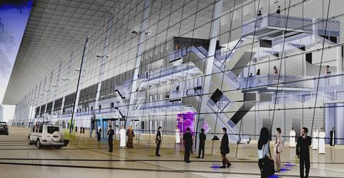 Panel curtain wall - DOHA CONVENTION CENTER - Josef Gartner - metal and glass / solar control