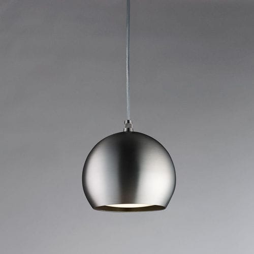 Pendant lamp - BOLA - Pujol Iluminacion - chromed metal / nickel / contemporary
